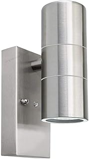 Zenon Lighting Collection Applique Outdoor Wall Up to the bottom with twilight sensor at dawn, stainless steel finish ZLC0203DTD.. DIAYTAR NIGERIA makes every purchase count with our affordable prices and reliable 5-8 day shipping.