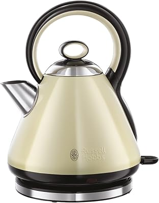 Traditional electric kettle Russell Hobbs 26411 in stainless steel to.. DIAYTAR NIGERIA: Your partner in affordable online shopping with reliable 5-8 day shipping nationwide.