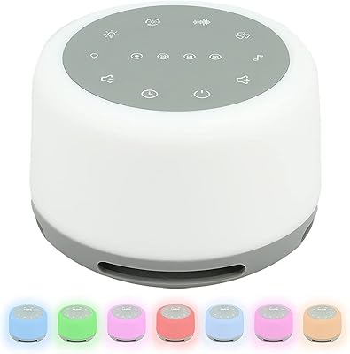 White noise machine | sound with night light 7 colors for children.. DIAYTAR NIGERIA: Connecting every Nigerian with quality products at prices everyone can afford.