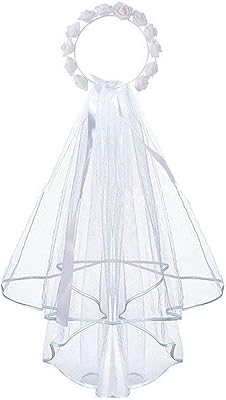 Burial funeral veil of the bride, hair scarf for women, pink scarf, bang of boho flowers with ribbon of wedding lace ribbon.. Experience hassle-free shopping with DIAYTAR NIGERIA's user-friendly platform and prompt delivery service.