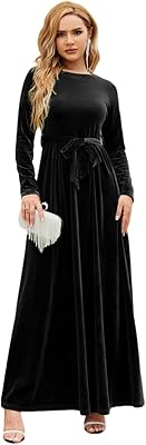 Ross is a modern velvet dress for women with long sleeves and a round neck, an elegant dress with a pleated hem and a belt that tightens the ankle length.. Get everything you need without leaving your home. DIAYTAR Nigeria offers a seamless shopping experience and delivers your orders quickly and reliably.