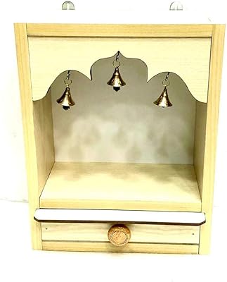 Elegant Wood Wood Wall Decoration Cream with decorative brass bells.. Your trusted marketplace, DIAYTAR NIGERIA offers extensive variety with delivery within 8 days.
