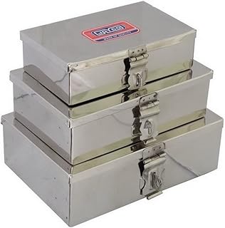 Jayco steel box / Steel / 3-room steel storage box (7 "-8" -9 ") Rectangle.. Shop from anywhere in Nigeria with DIAYTAR's extensive selection and budget-friendly shipping options.