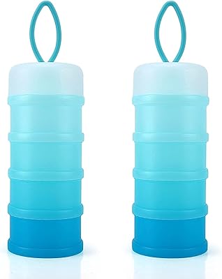 Distributor of Estoble Preparation Anti-Arrangement for the storage of snacks for baby, 4 layers of milk powder for stackable baby, travel preparation container, without BPA, pack of 2.. Experience the DIAYTAR difference with our vast product selection and delivery within 5-8 days.