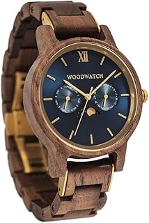 Seafarer classic wooden watch for unisex (Sku no. WW-CL-SRW), blue, bracelet.. DIAYTAR NIGERIA: Your one-stop e-commerce destination with affordable prices and nationwide delivery in 5-8 days.