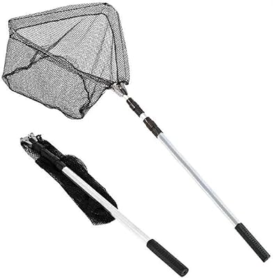 Foldable fishing net, with foldable and stretch stick, fishing net.. Experience the convenience of boundless shopping with DIAYTAR NIGERIA's vast selection and quick delivery.