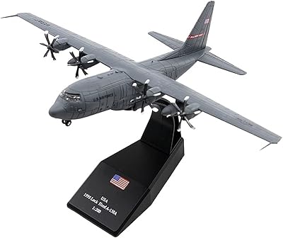 Model of plane molded under pressure at scale 1: 200 of the US military aircraft AC-1330 in alloy.. DIAYTAR NIGERIA: Where shopping dreams come true with budget-friendly prices and nationwide shipping.