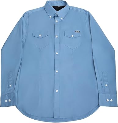 Long sleeve shirts for men, formal business shirt in elastane cotton, relaxed and office outfit.. Shop from our extensive catalog at DIAYTAR NIGERIA and enjoy doorstep delivery in just 5-8 days.