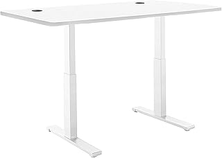 Fresh office - Standing office with adjustable height - Double drive - White frame - Classic white surface.. Your one-click solution to affordable shopping, DIAYTAR NIGERIA delivers quality products nationwide.