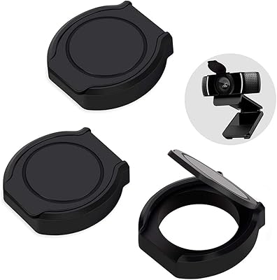 The lens cap of the DELFINO webcam confidentiality cache with powerful adhesive protects confidentiality and security for the Logitech HD Pro webcam C920, C930E, C922, C922X Pro Stream.. Forget the long lines — DIAYTAR Nigeria is always open for shopping.