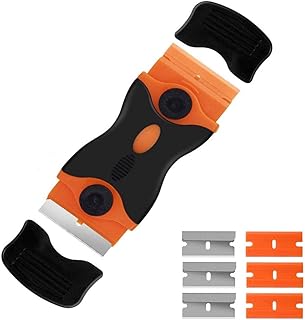 Plastic shaving scratch in Polyvalent Cool Baby, double -edged razor scraper with 3 plastic scraper blades and 3 metal blades to remove the stickers/labels/stickers from the glass glass.. DIAYTAR NIGERIA: Where quality meets affordability, with thousands of products delivered in less than 8 days.