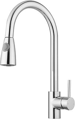 Tlaxca kitchen faucet with extractable sprayer, brushed nickel, kitchen sink faucet with unique handle with high withdrawal offering effective cleaning for motorhome, washing bar.. DIAYTAR NIGERIA makes online shopping accessible with our comprehensive platform and prompt delivery service.