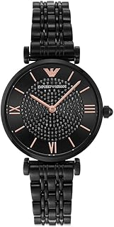 Quartz watch for women Emporio Armani with black dial AR11245, black, modern.. DIAYTAR NIGERIA delivers value, variety, and convenience with our nationwide 5-8 day shipping.