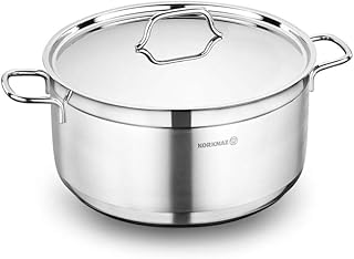 Korkmaz alpha stainless steel pot 18 cm.. Experience the convenience of online shopping with DIAYTAR NIGERIA's reliable 5-8 day delivery service.
