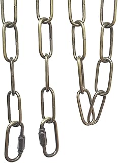 Suspended chandelier Wervo ancient bronze finish 6 feet, hanging lighting chain (ancient bronze).. Fast. Reliable. Affordable. DIAYTAR Nigeria is all that and more.