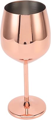 Stainless steel wine goblet Light -light goldening glass 95 oz metal for cocktail.. Shop the future with DIAYTAR NIGERIA - thousands of products, unbeatable prices, delivery within a week.