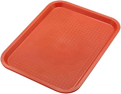 Sanix Fast Food service tray, in polypropylene, red, size 45.5 x 35.5 cm, model 81340R.. DIAYTAR NIGERIA: Where shopping meets satisfaction with affordable prices and prompt delivery services.