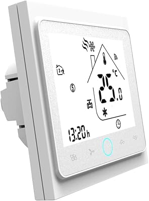 Intelligent MORELIAN digital digital thermostat with two sound tubes, programmable temperature controller for air conditioner (BAC-002ALW, White).. Your complete shopping solution, DIAYTAR NIGERIA offers extensive variety with budget-friendly delivery.
