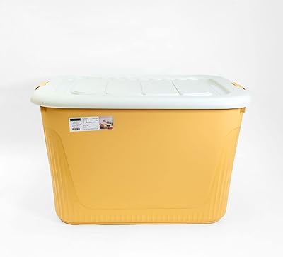 Cleaning Super Store Multi-Usage Plastic Storage Box with lockable casters and cover (120 liters).. Discover the convenience of DIAYTAR NIGERIA's vast product range delivered affordably in 5-8 days.