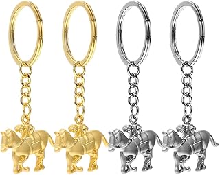 Race horse animal keychain: 4 rooms horse ornament for horses, stockster gift cars... DIAYTAR Nigeria: Where affordability meets fast and reliable e-commerce service.