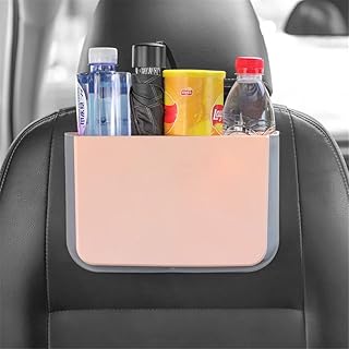Kastwave waterproof car trash can, foldable car trash can for rear seat, portable car trash cans, mini car bin for front and rear seat accessories (pink).. The best online shopping experience in Nigeria — DIAYTAR delivers it all.