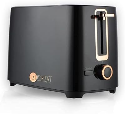 Japanese electric toaster Avra ​​700W, 2 locations, removable crumb tray, plastic body, black finish, G, ESMA, ROHS, CP, 2 year warranty.. Shop confidently on DIAYTAR Nigeria — everything you need, delivered quickly.
