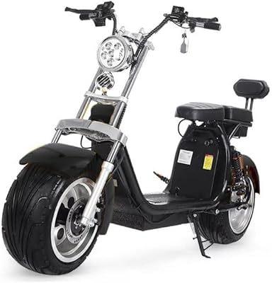 Megawhels coco harley 2000w scooter with large wheels and removable battery 60v |