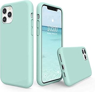 Silicone protective shell for iPhone 11 Pro Max-Fine Silicone Gel Rubber Hull, flexible liquid, anti-shock, anti-scratch and finger anti-traces (iPhone 11 Pro Max, Green).. Your everyday shopping solution, DIAYTAR NIGERIA offers variety and value delivered within 8 days.