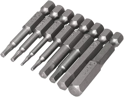 Internal hexagonal magnetic hexagonal screwdriver game Yakamoz with hexagonal rod of 1/4 "| 2" of length, 8 pieces.. A world of products at your fingertips — thanks to DIAYTAR Nigeria.