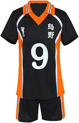 Chloblom karasuno shorts uniforme shouyou hinata halloween cosplay chemise courte maillot de volley-ball.. DIAYTAR NIGERIA: Bridging the gap between consumers and quality products with affordable nationwide shipping.