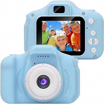 Mini toy toy camera with 2 -inch HD screen and digital video recorder, mini rechargeable shocking camera, children's gift 1080p 5MP (blue).. From checkout to your doorstep in less than a week — DIAYTAR Nigeria.