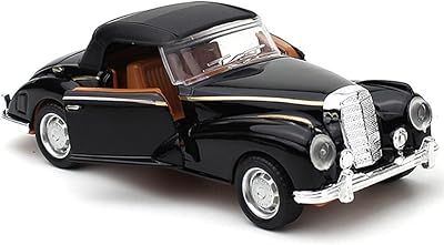 Toyvian Vintage Metal Car Model Metal Alloy Molded Under Pressure, Mini Collection Car for Office furnishings, cabinet, library, black.. Shop with purpose at DIAYTAR NIGERIA, where your money goes further and delivery is always prompt.