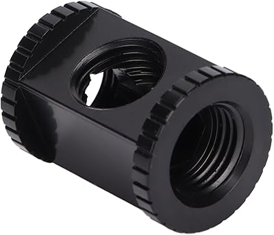 T -block connection, interior thread G1/4 ", Brass hexagonal hose fixation, galvanized t t block, swivel connection (black).. Your digital shopping companion, DIAYTAR NIGERIA offers exceptional value with delivery in less than 8 days.