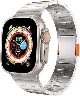 Adjustable dado bracelet in fast -cleared stainless stainless steel, no required tool, compatible with Apple Watch 8 Ultra, 8, 7, 6, 5, size 49/45/42 mm, luxury and classic watch bracelet.. Your one-click solution to affordable shopping, DIAYTAR NIGERIA delivers quality products nationwide.