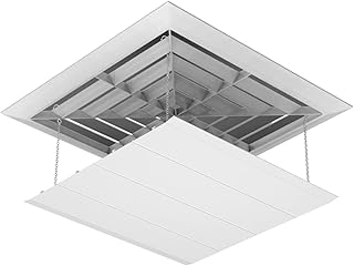 Square central central air flow deflector, air outlet deflector, home/office ceiling, prevents straight blowing air, simple installation, 40 cm.. A world of products at your fingertips — thanks to DIAYTAR Nigeria.