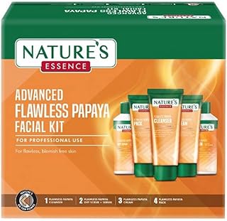 Nature's petrol flawless Advanced facial kit with papaya, 280 g.. Experience the satisfaction of affordable shopping with DIAYTAR NIGERIA's nationwide 5-8 day delivery.
