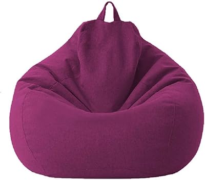 Children's pouffe covers, lazy sofa cover, play chair cover, waterproof, interior and exterior (purple, 85 x 105 cm).. DIAYTAR NIGERIA combines affordability with convenience, delivering your purchases within 5-8 days.