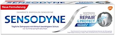 Sensodyne repair whitening toothpaste - Food by Novamin - 75 ml (English).. Navigate through thousands of products at pocket-friendly prices with DIAYTAR NIGERIA's easy-to-use platform.