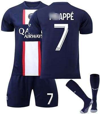 Football jersey for boys 2022-2023 pairis st home mbap #07 Football jersey set of football clothes sports gift box youth sizes.. Your complete e-commerce solution, DIAYTAR NIGERIA offers variety and value with nationwide shipping.