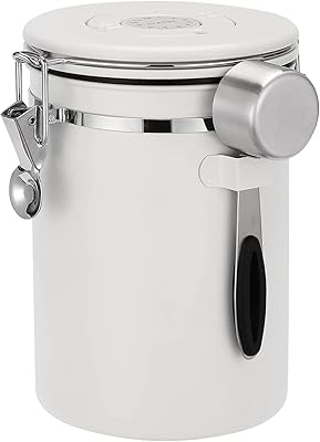 Hermetic coffee box storage container in stainless steel with monitoring the date.. DIAYTAR NIGERIA: Your one-stop e-commerce destination with affordable prices and nationwide delivery in 5-8 days.