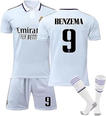 Gartarn Real Madrid football kit, Benzema N ° 9 football jersey, set of football clothes.. Your complete shopping solution, DIAYTAR NIGERIA offers extensive variety with budget-friendly delivery.
