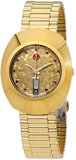 Automatic watch The original with yellow gold dial for men R12413653, gold, gold, bracelet.. DIAYTAR Nigeria: Great value, fast delivery, and endless options.