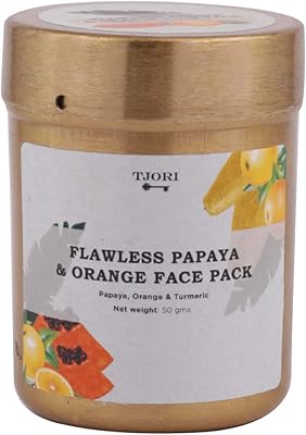 Tjori flwless papaye & orange facepack.. DIAYTAR NIGERIA brings the nation's largest product catalog to your doorstep at prices you'll appreciate.