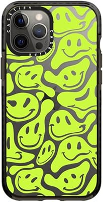 Protection shell Casity Impact for iPhone 12 Pro Max - Smileys Néon - Transparent Black.. DIAYTAR NIGERIA revolutionizes online shopping with competitive prices and reliable 5-8 day delivery.