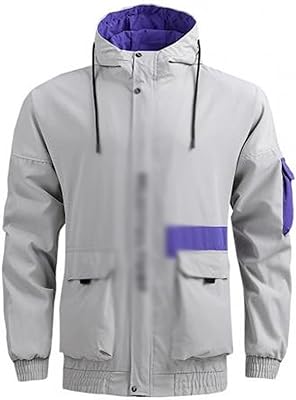 Ivyila Men's jacket Men's Warm Coat Men Men's jacket Super Cool Man Hot Coat Hot Man Coat (Color: Hortel, Size: 4xl).. Affordable online shopping is just a click away with DIAYTAR Nigeria.
