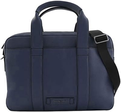 Copper Messenger laptop bag, large business bag, leather, navy blue, cargo.. DIAYTAR NIGERIA delivers on convenience and affordability with our reliable nationwide shipping.