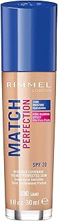 Rimmel London Match Perfection moisturizer, 300 beige, 30 ml.. DIAYTAR NIGERIA: Connecting Nigerians with affordable products through our expansive e-commerce platform.