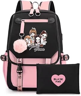 Bangtan Boys Unisex backpack for laptop Lisa Rose.. Order now, relax later — DIAYTAR Nigeria ships in 5 to 8 days.