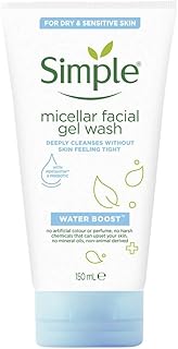 Simple Water Boost face cleaner for sensitive, micellar skin, deep cleaning, 150 ml.. Your complete shopping solution, DIAYTAR NIGERIA offers extensive choice with competitive prices and delivery.