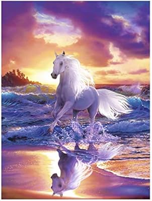 5D diamond diamond paint kits yourself white horse adult.. DIAYTAR NIGERIA: Bringing affordable shopping solutions with a diverse product catalog delivered nationwide.